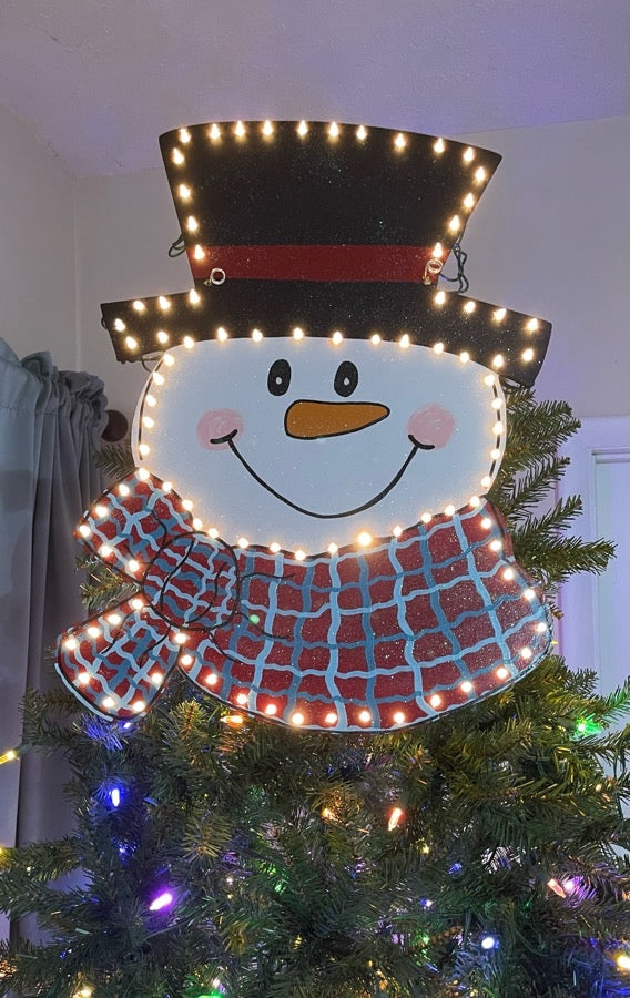 Snowman Christmas Tree Topper