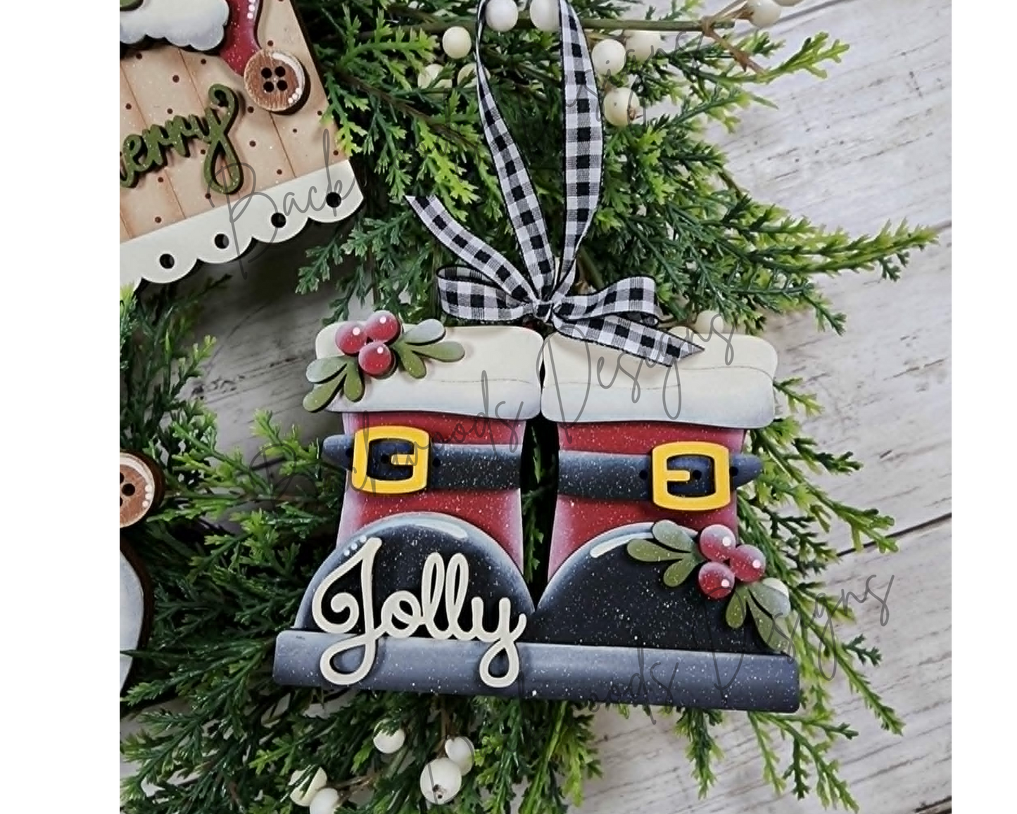 Jolly Saint Nick Santa Christmas Ornaments DIY