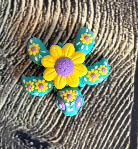 Sunflower Turtle 3D Printed Toy