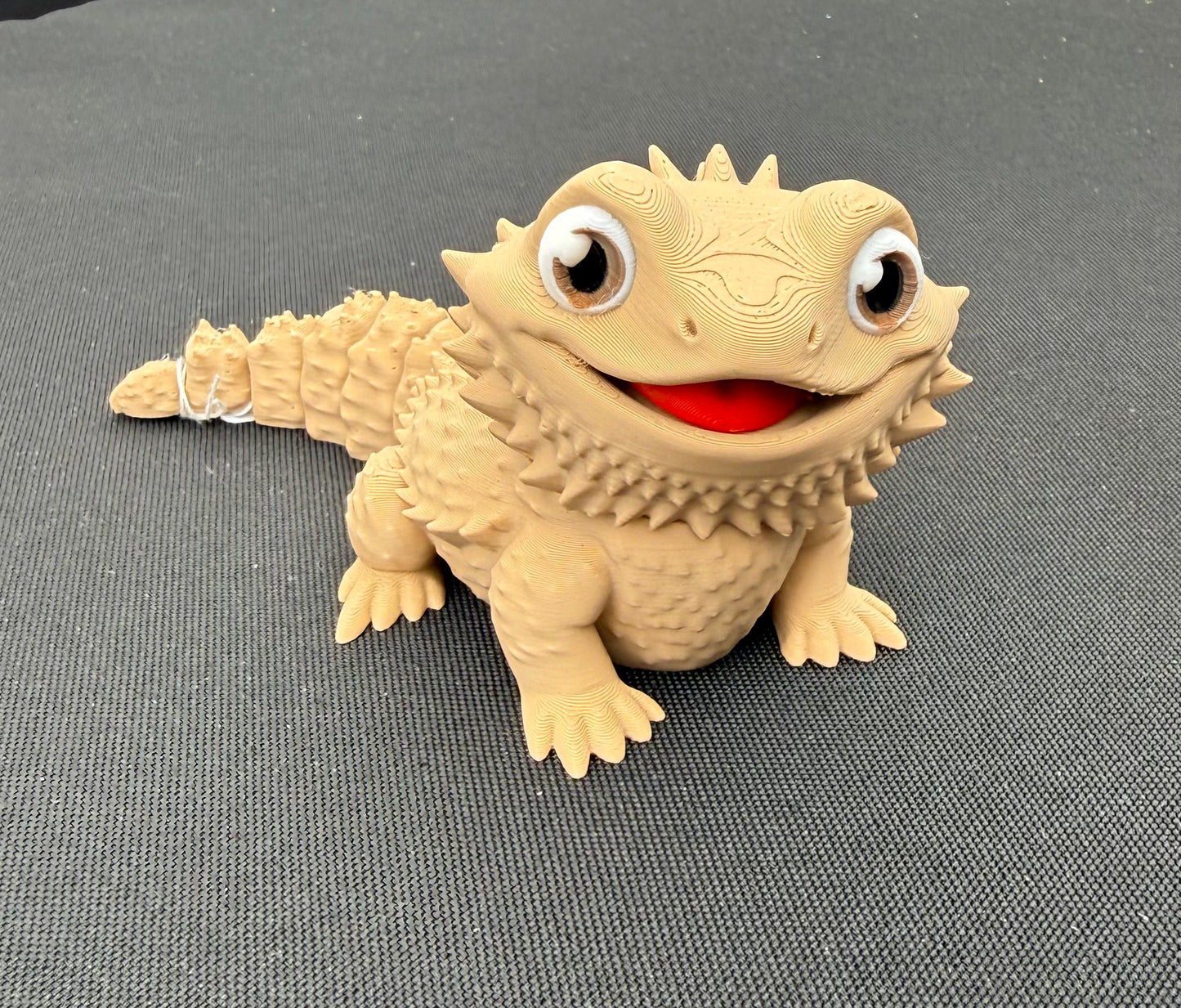 Cute Bearded Dragon 3D Printed Toy
