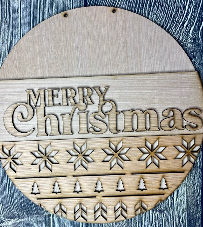Nordic Merry Christmas Round