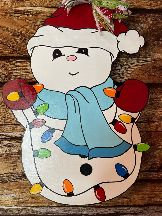 Snowman Door Hanger