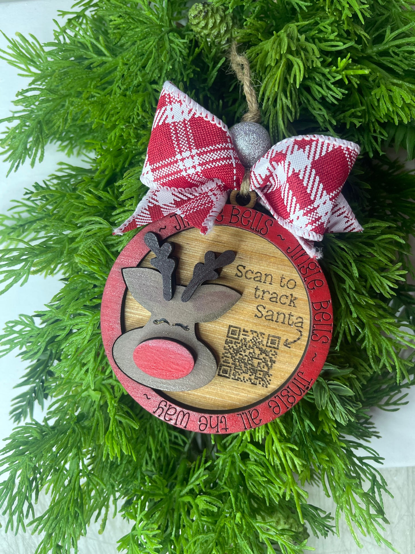 Santa Tracker Christmas Ornament