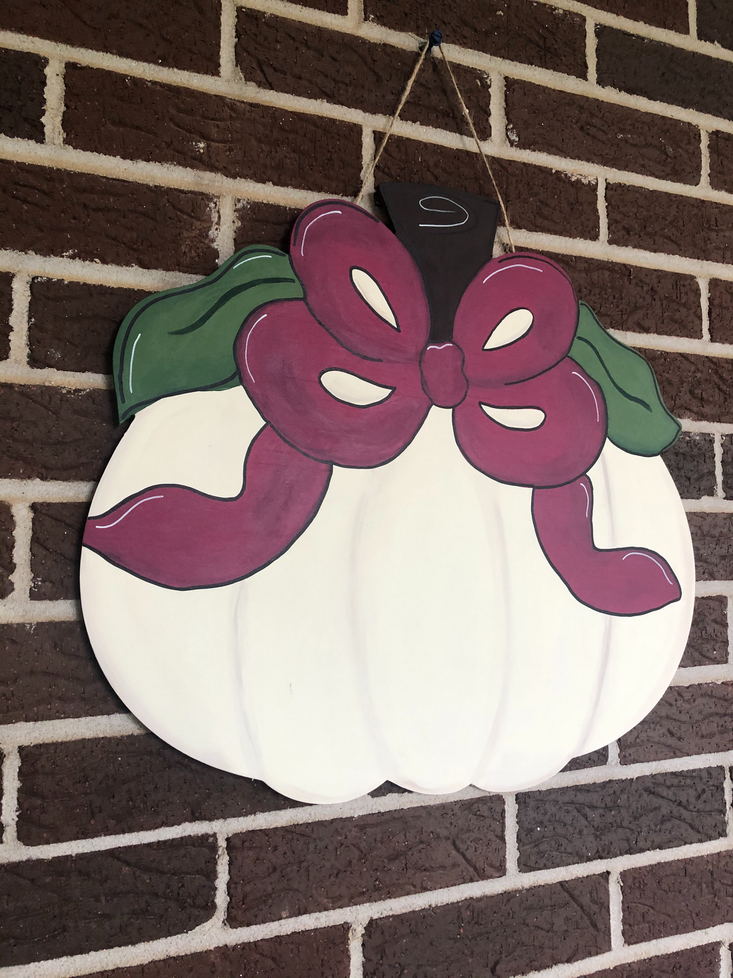 Fancy Pumpkin Door Hanger