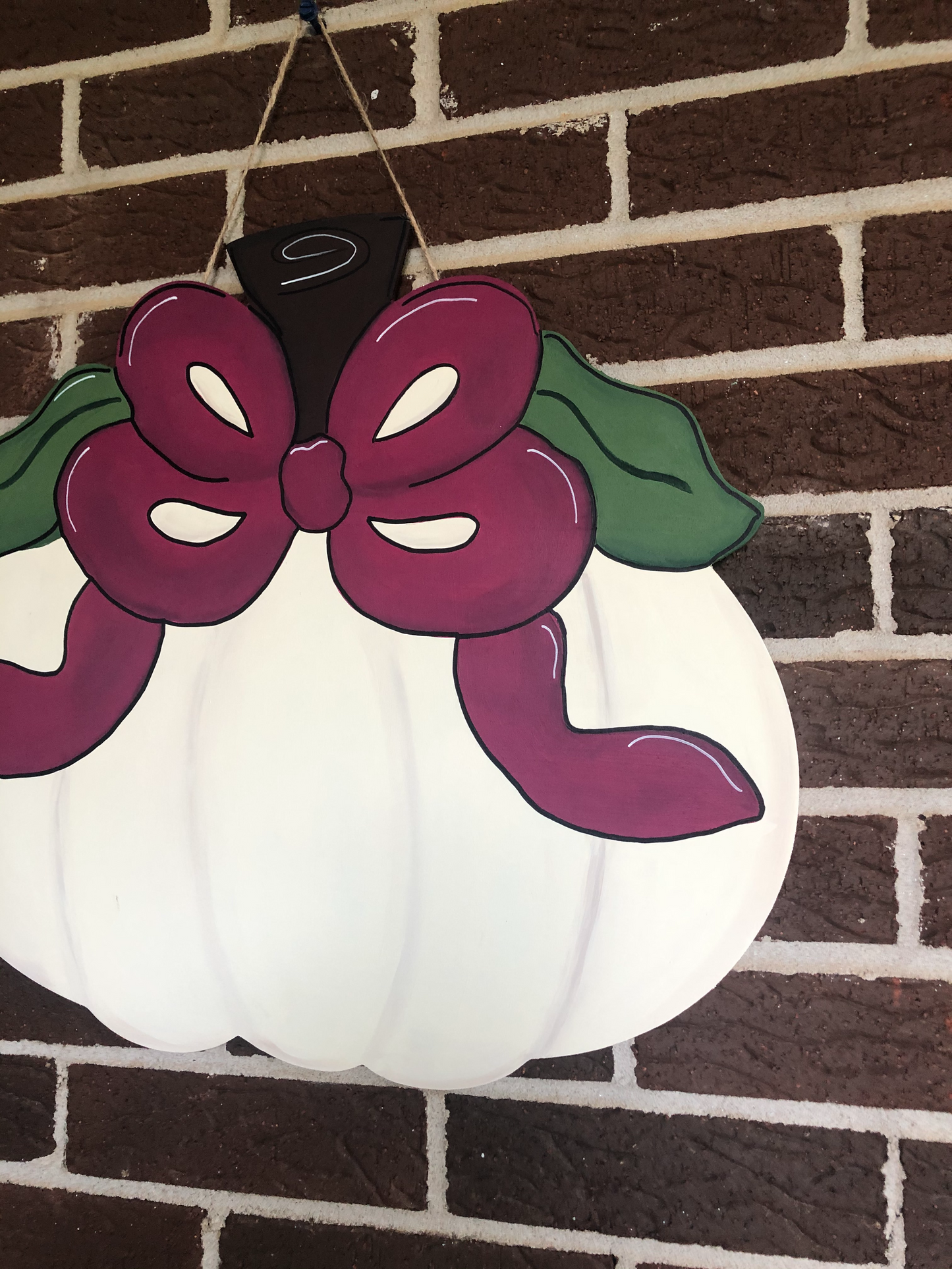 Fancy Pumpkin Door Hanger