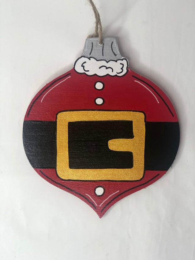 Santa Bauble Christmas Ornament