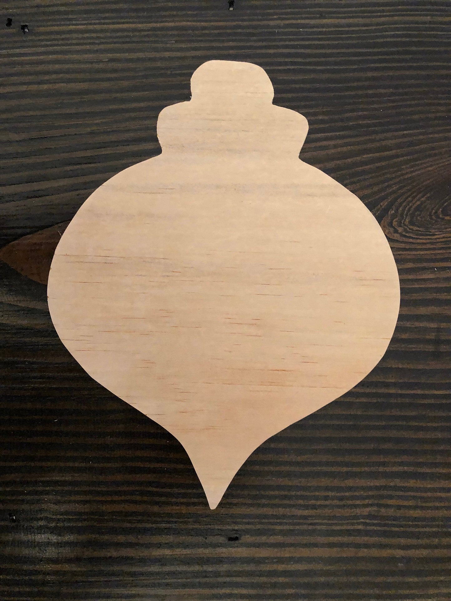 Ready to Paint Blank Christmas Bauble Ornament