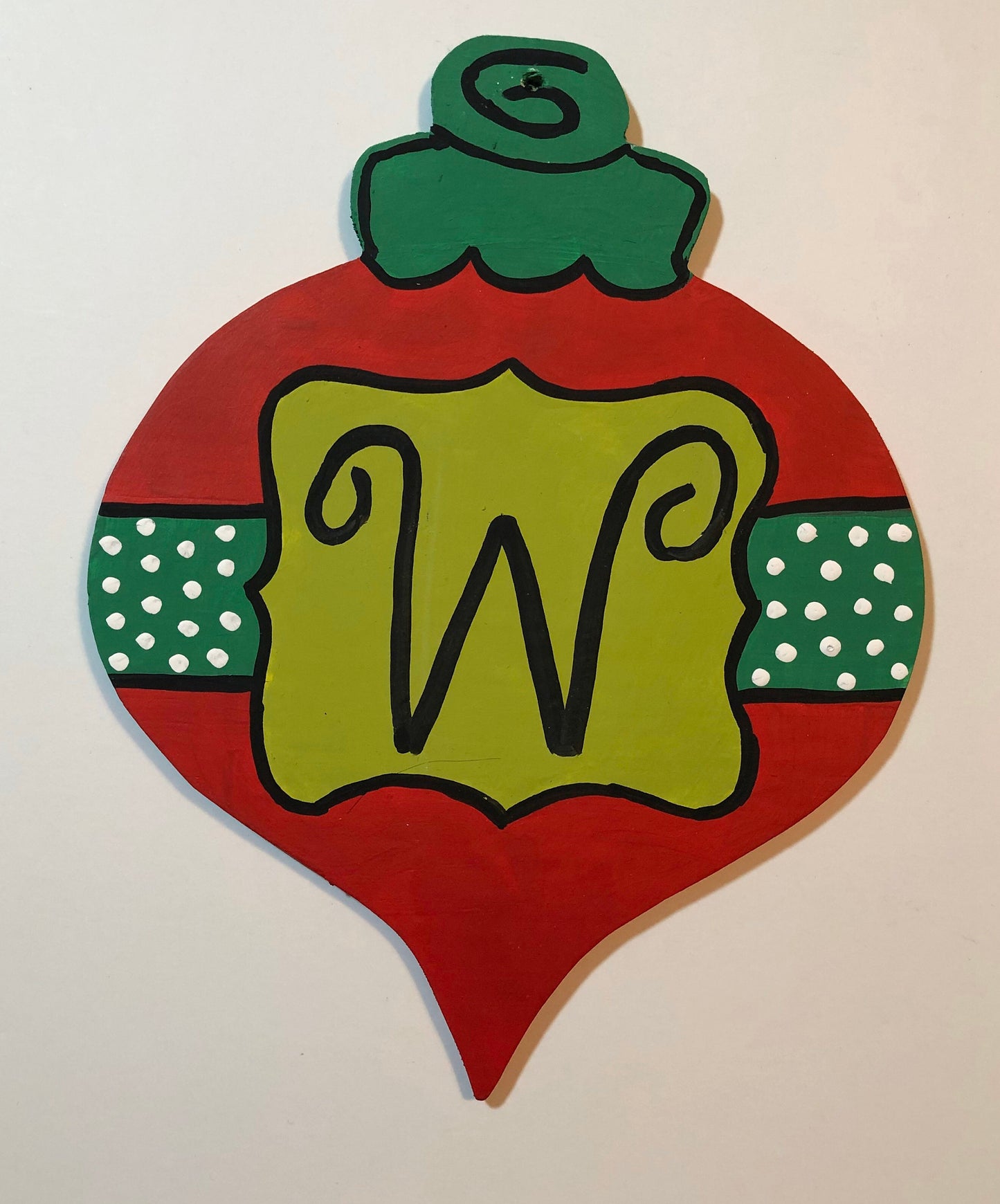 Ready to Paint Blank Christmas Bauble Ornament