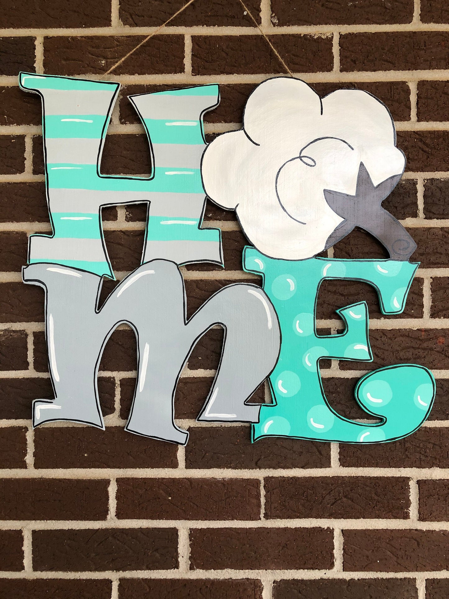 Cotton Home Wood Door Hanger Blank