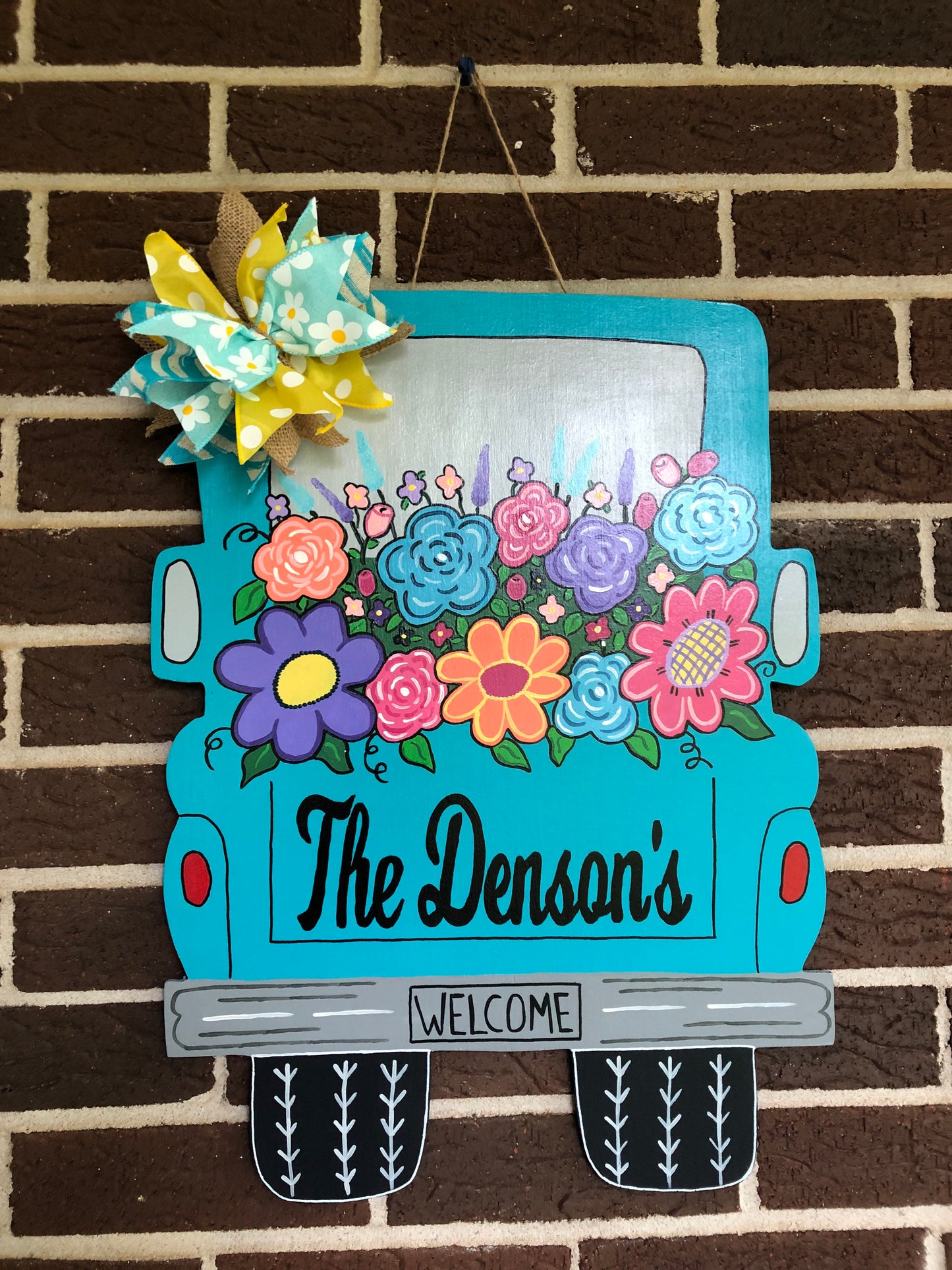 Floral Truck Door Hanger