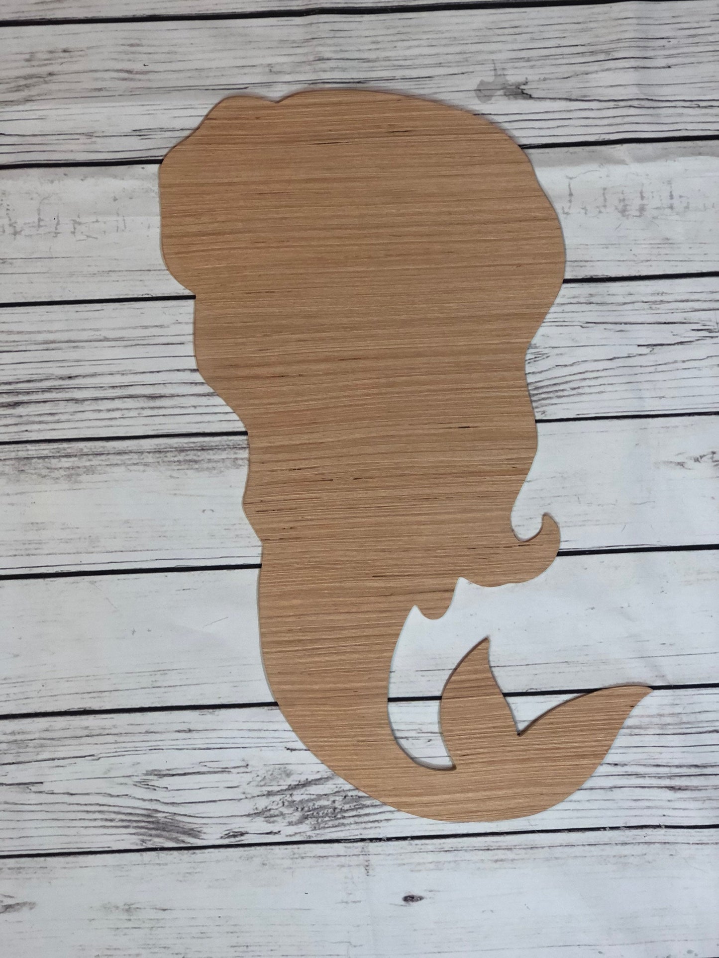 Mermaid Wood Door Hanger Blank