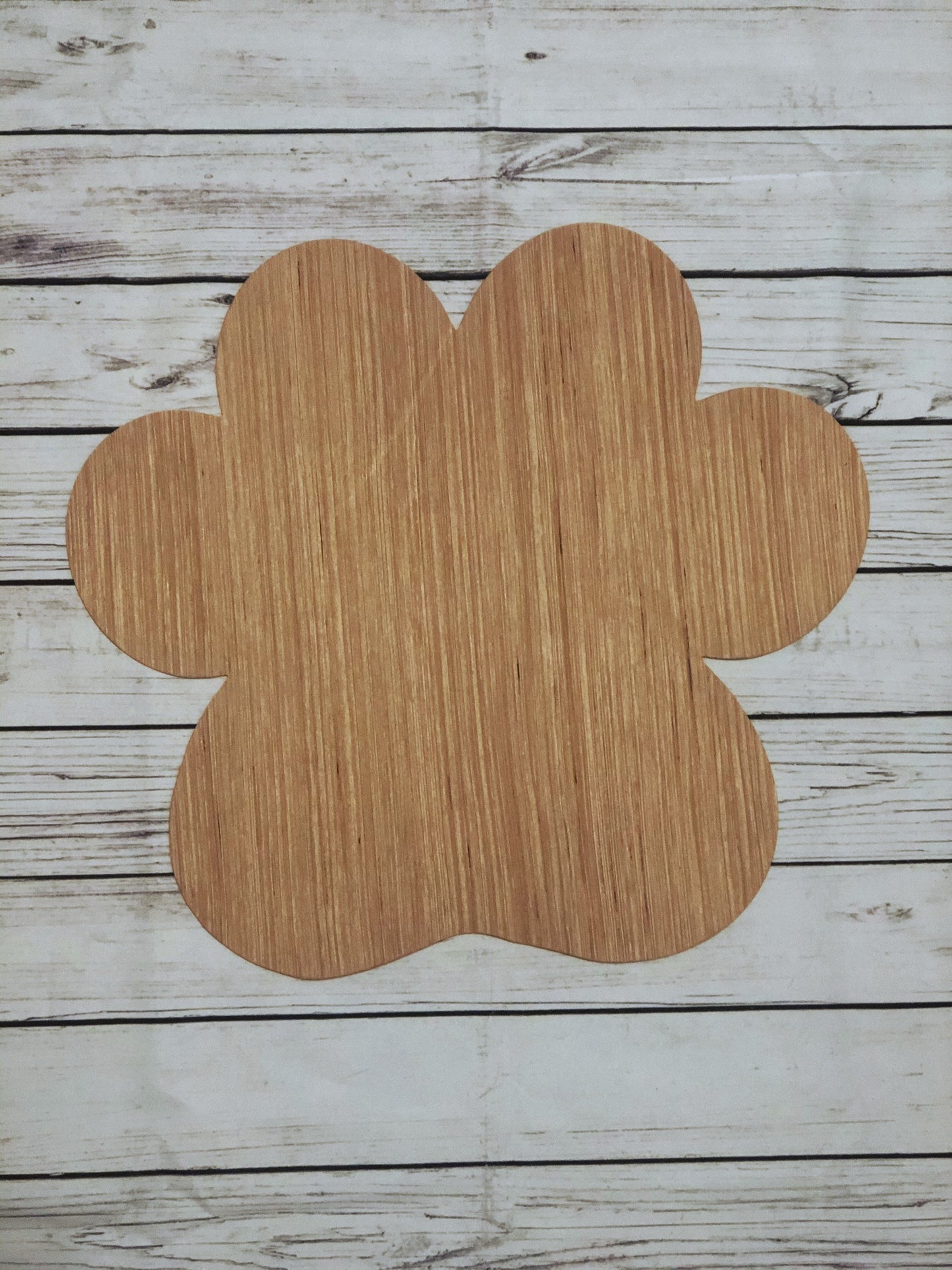 Paw Print Wood Door Hanger Blank