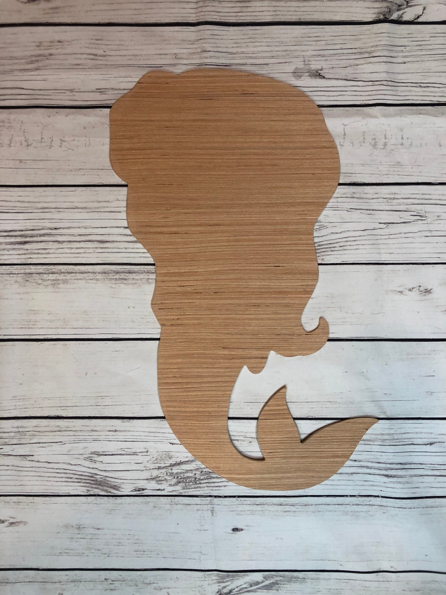 Mermaid Wood Door Hanger Blank