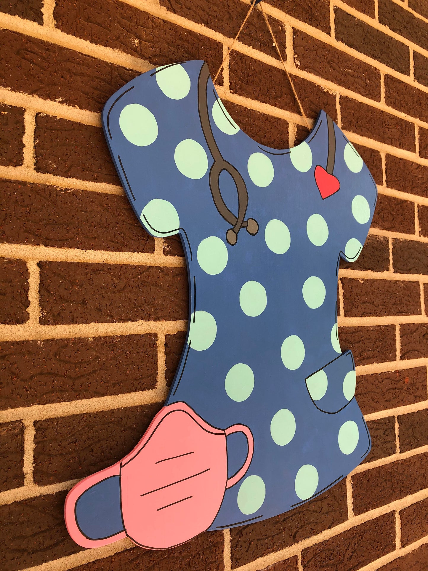 Nurse Scrub Top Door Hanger