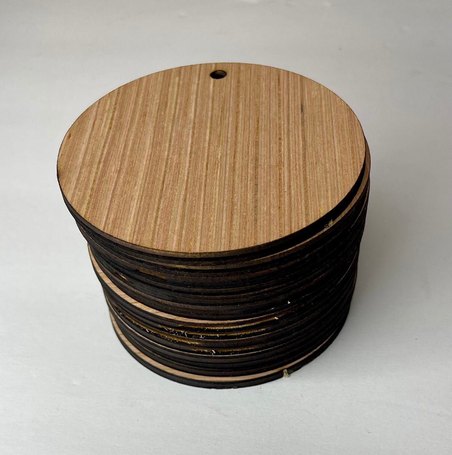 12 Pack -4 inch Unfinished Wood Rounds - Wood Circles - DIY Craft - Craft Supply