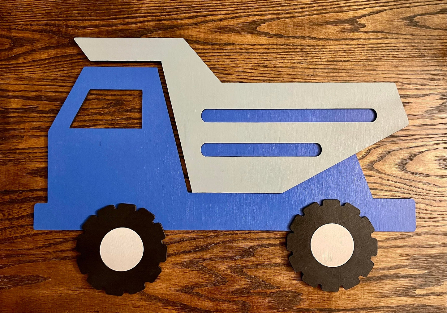 Dump Truck Wall Hanging - Construction Door Hanger - Boys Room Decor - Kids Room