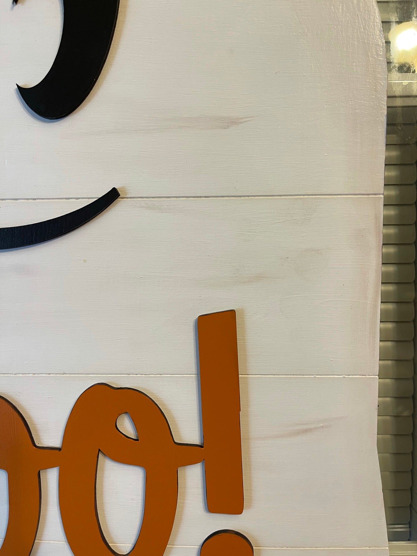 Ghost Shiplap Halloween Wood Door Hanger