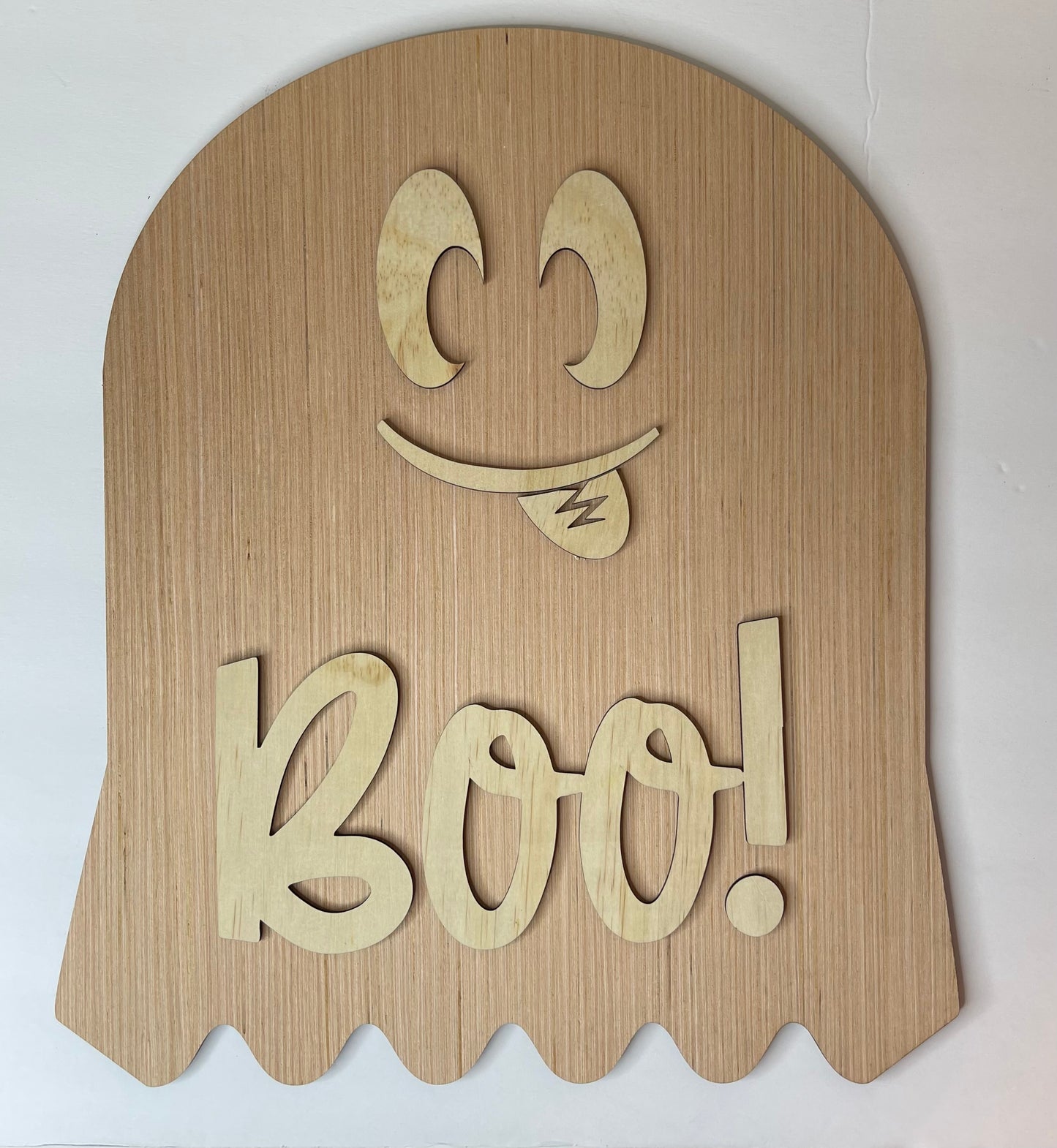 Ghost Wood Halloween Door Hanger Blank