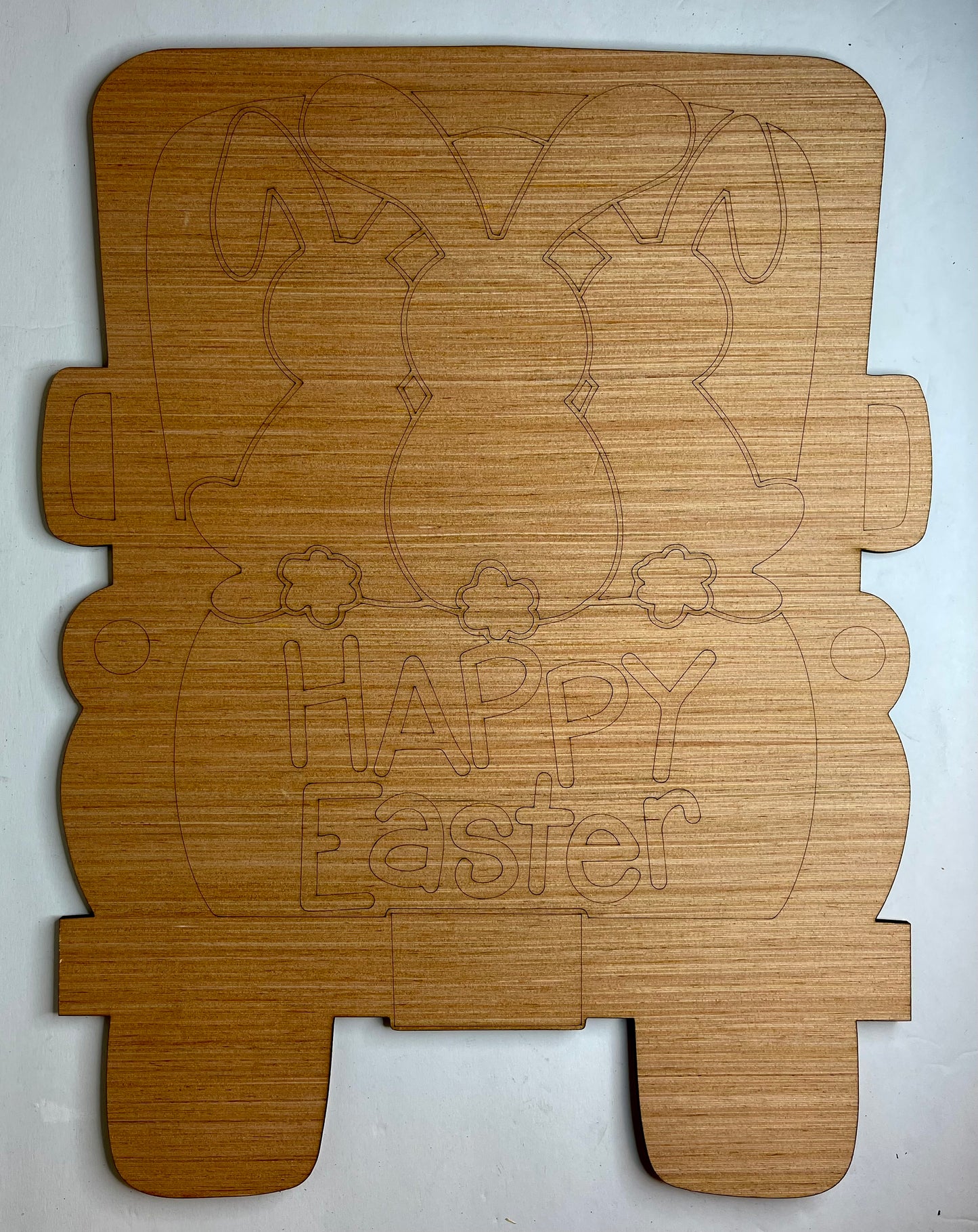 Easter Truck Wood Door Hanger Blank