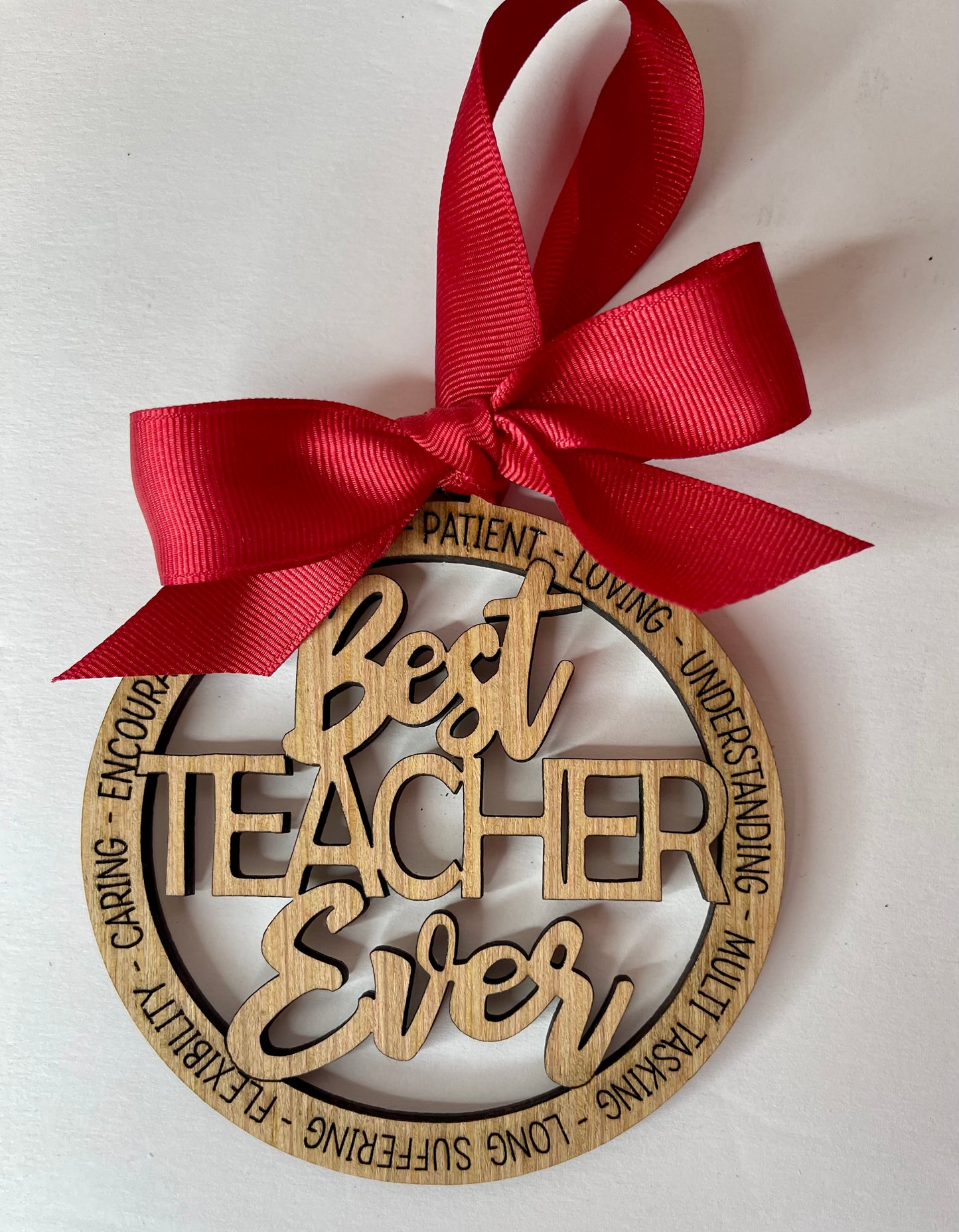 Best Teacher Ornament - Teacher's Gift