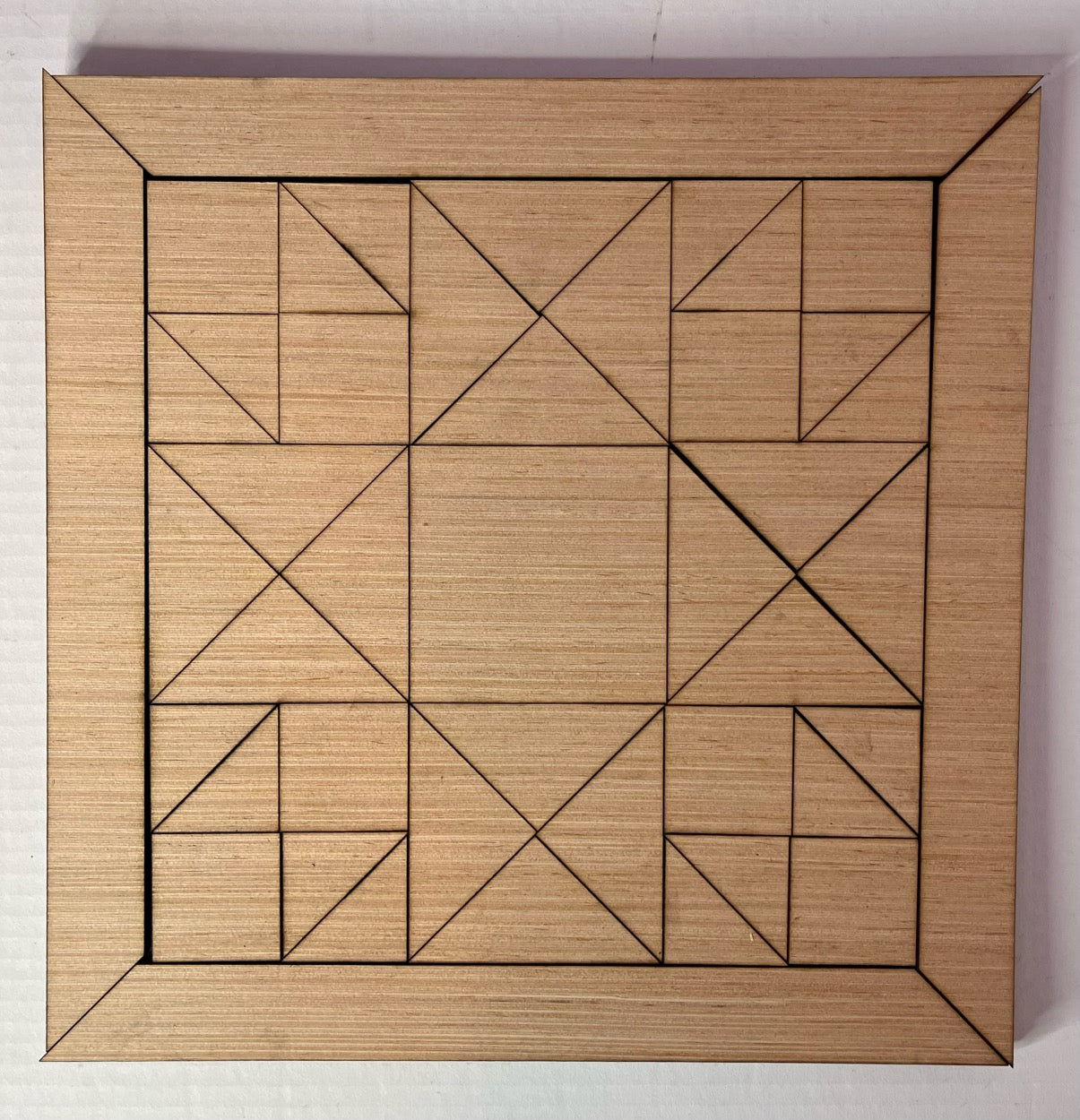 Honeymoon Design Wood Barn Quilt Block Unfinished