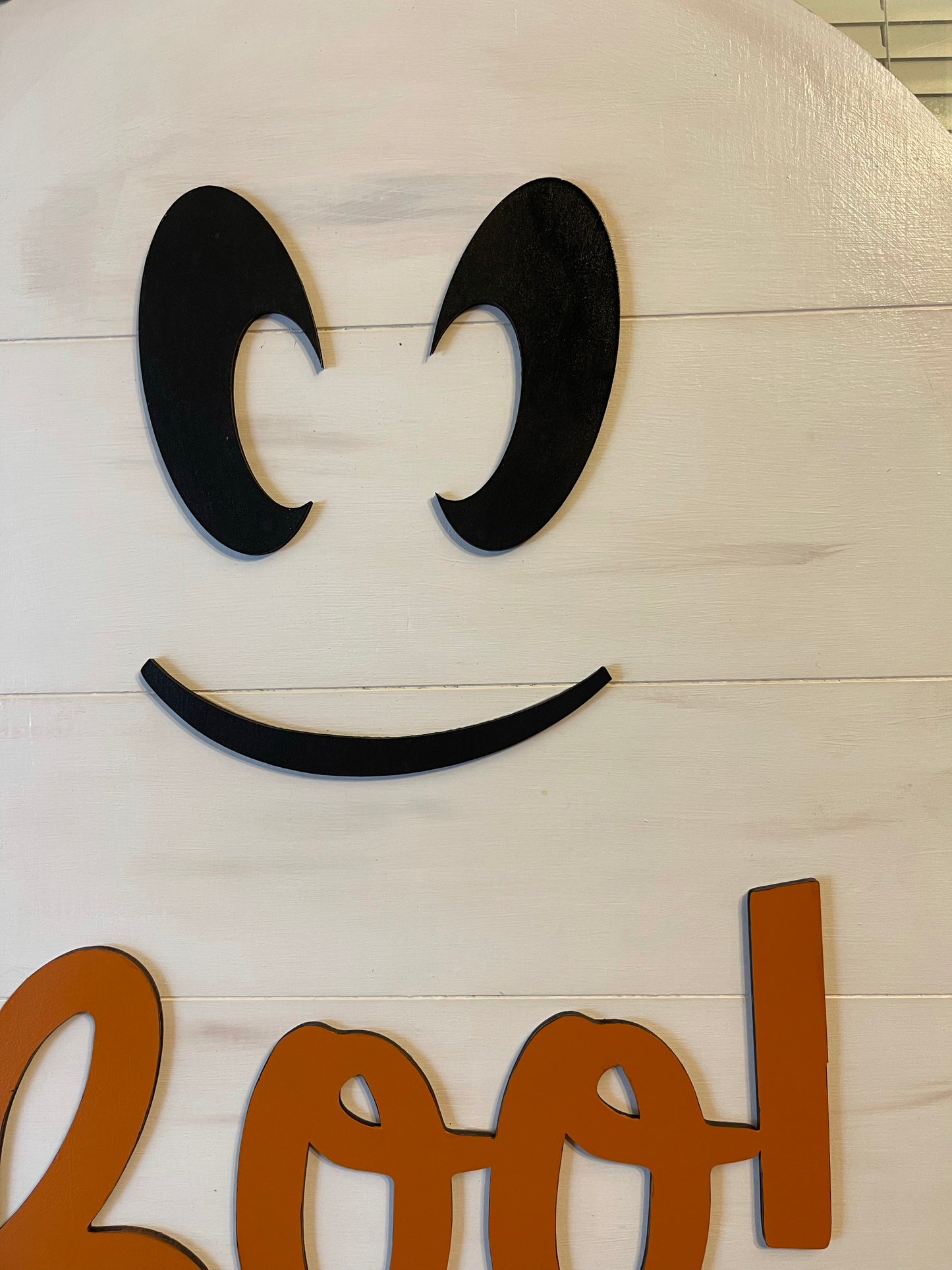 Ghost Shiplap Halloween Wood Door Hanger