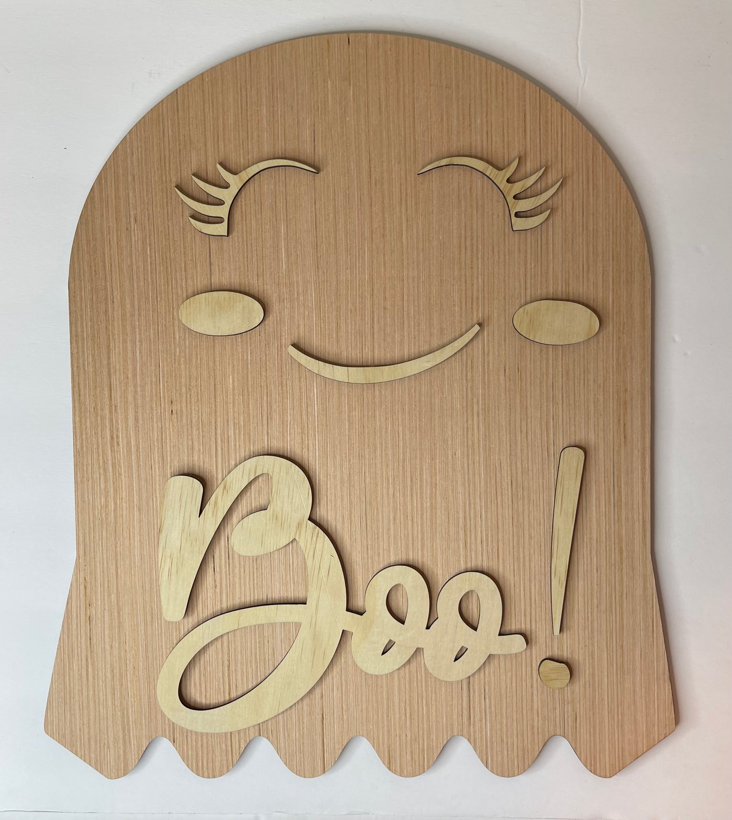 Ghost Wood Halloween Door Hanger Blank