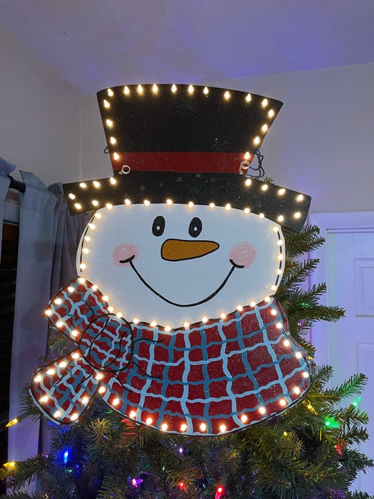 Snowman Christmas Tree Topper