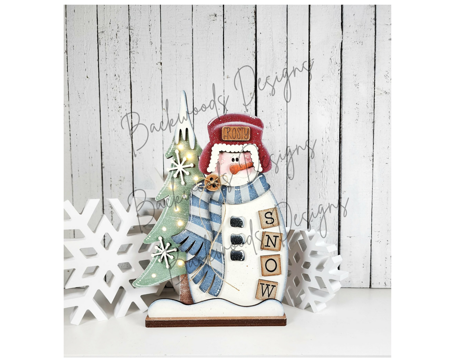 Winter Snowman DIY Shelf Sitter