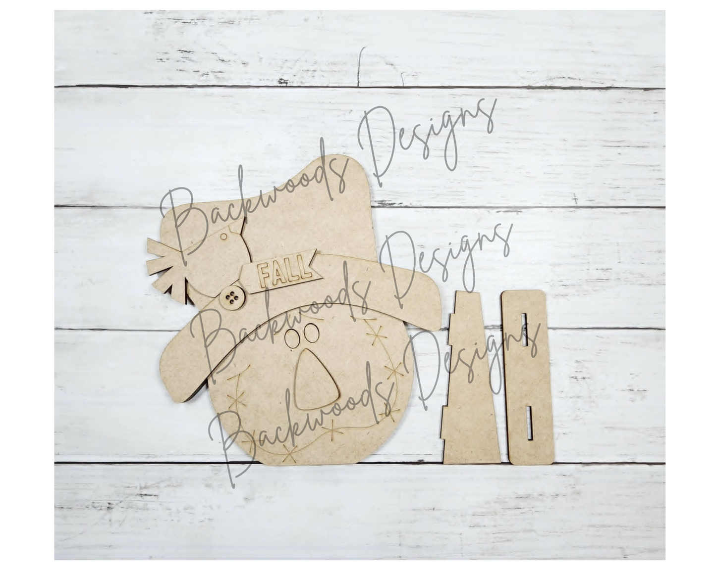 Fall Harvest Scarecrow DIY Shelf Sitter