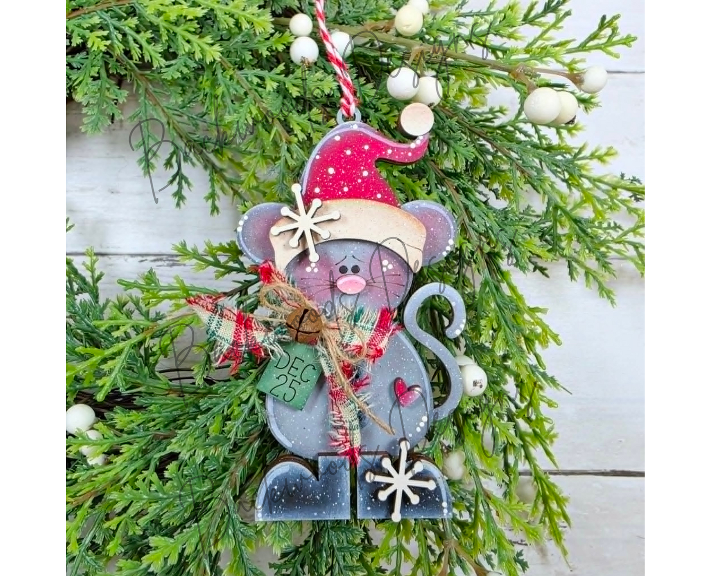 Pip Christmas Mouse Ornaments DIY