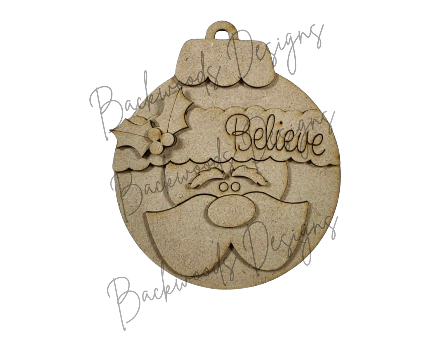 Santa Bulb Christmas Ornaments DIY