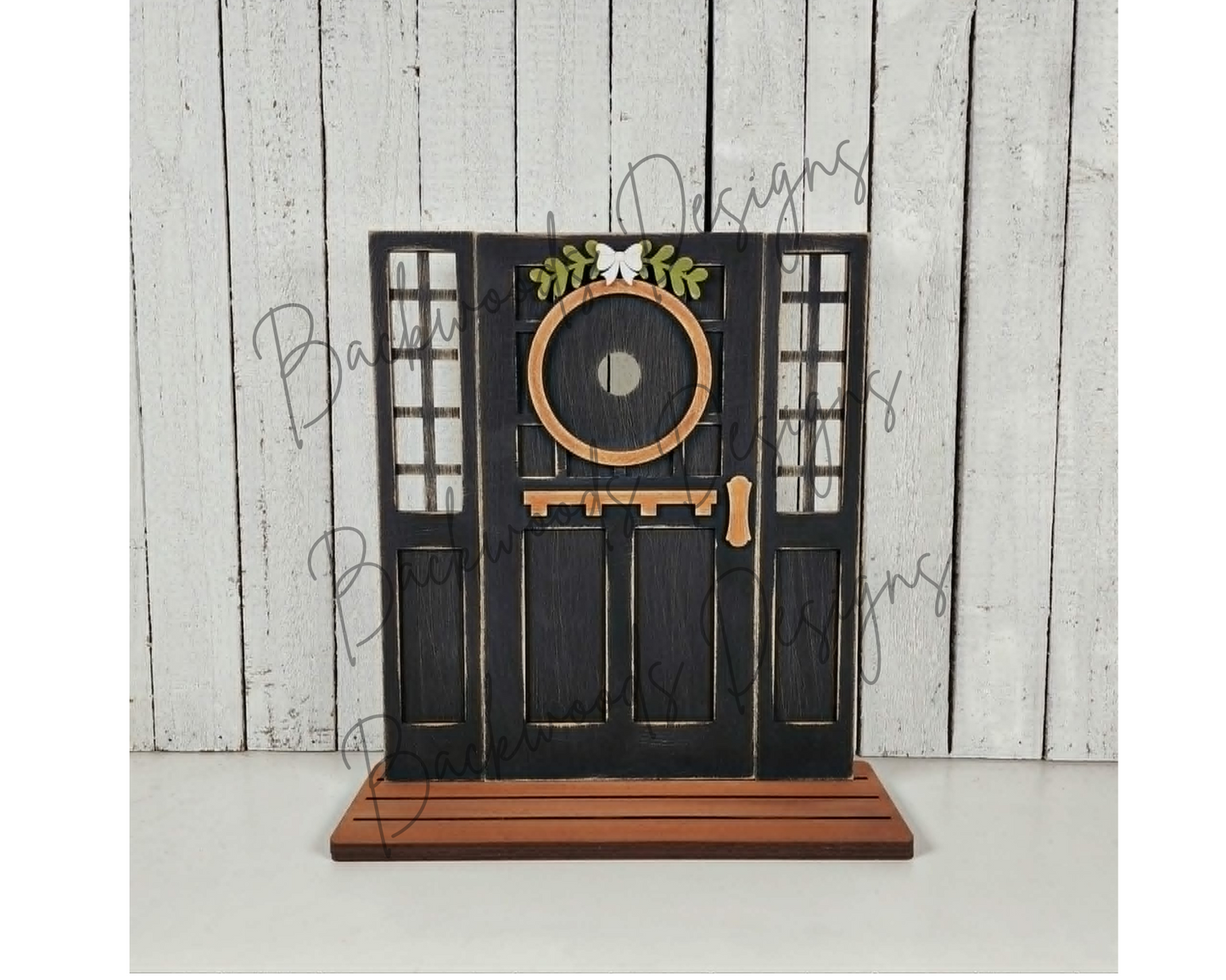 DIY Craftsman Door Interchangeable Shelf Sitter