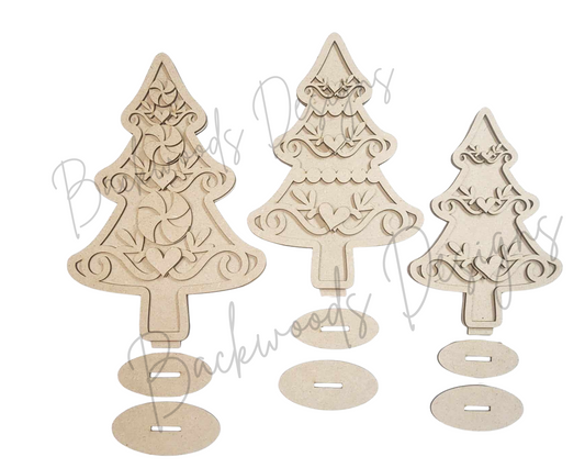 Gingerbread Christmas DIY Trees