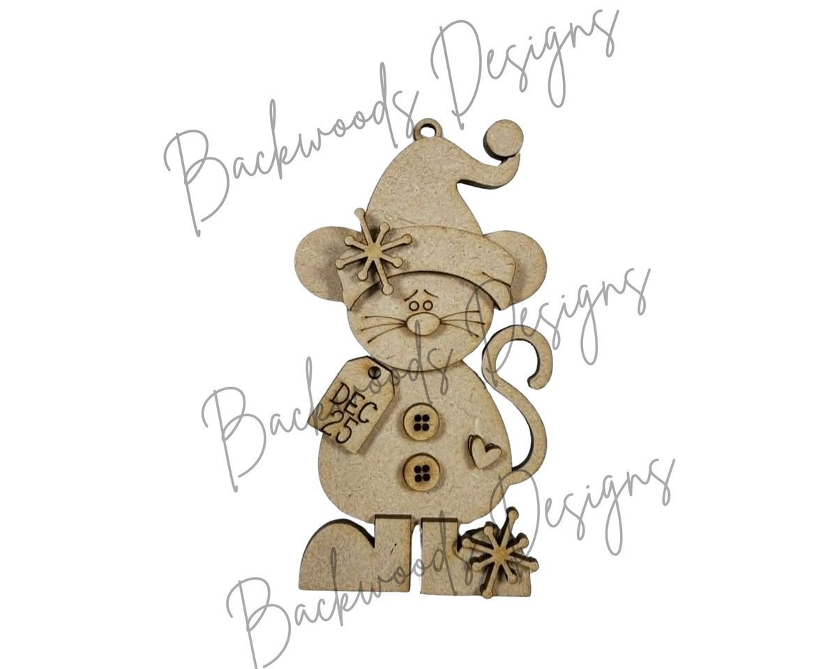 Pip Christmas Mouse Ornaments DIY