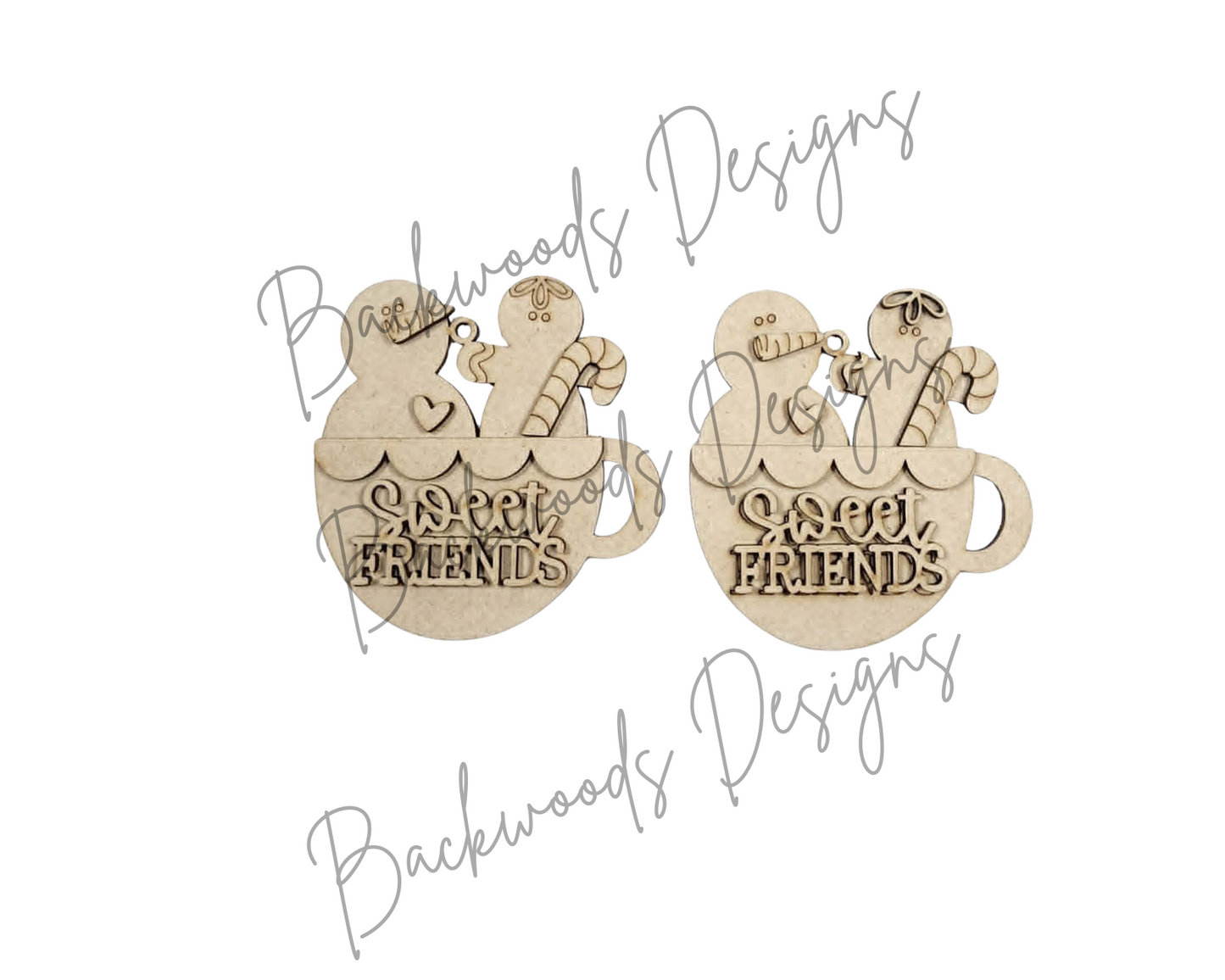 Sweet Friends Gingerbread Christmas Ornament DIY