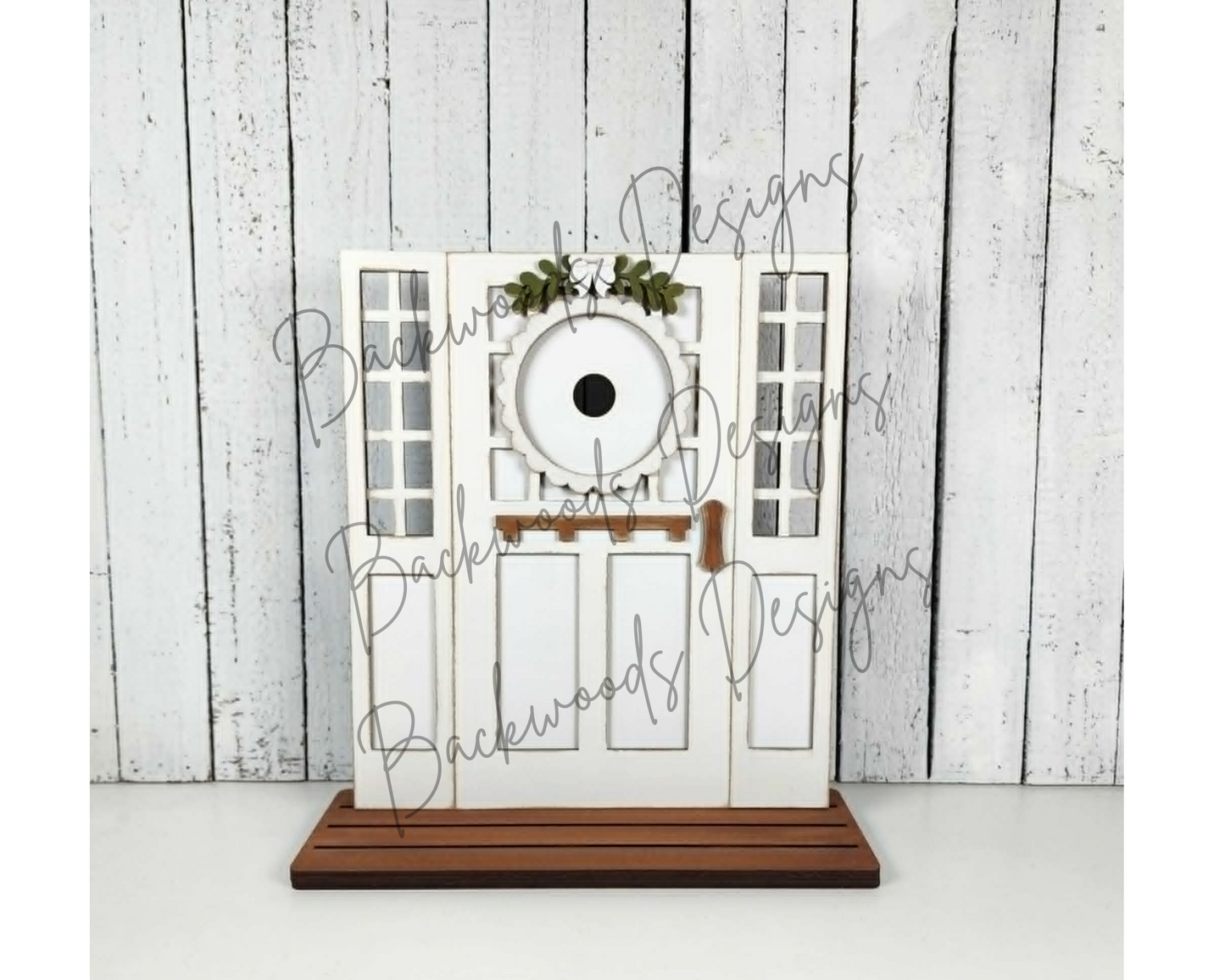 DIY Craftsman Door Interchangeable Shelf Sitter