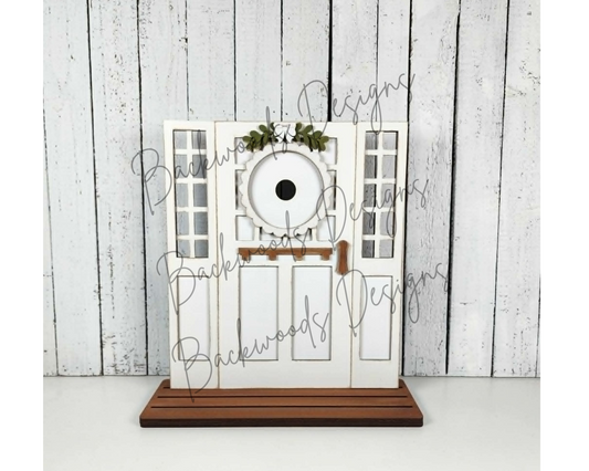 DIY Craftsman Door Interchangeable Shelf Sitter