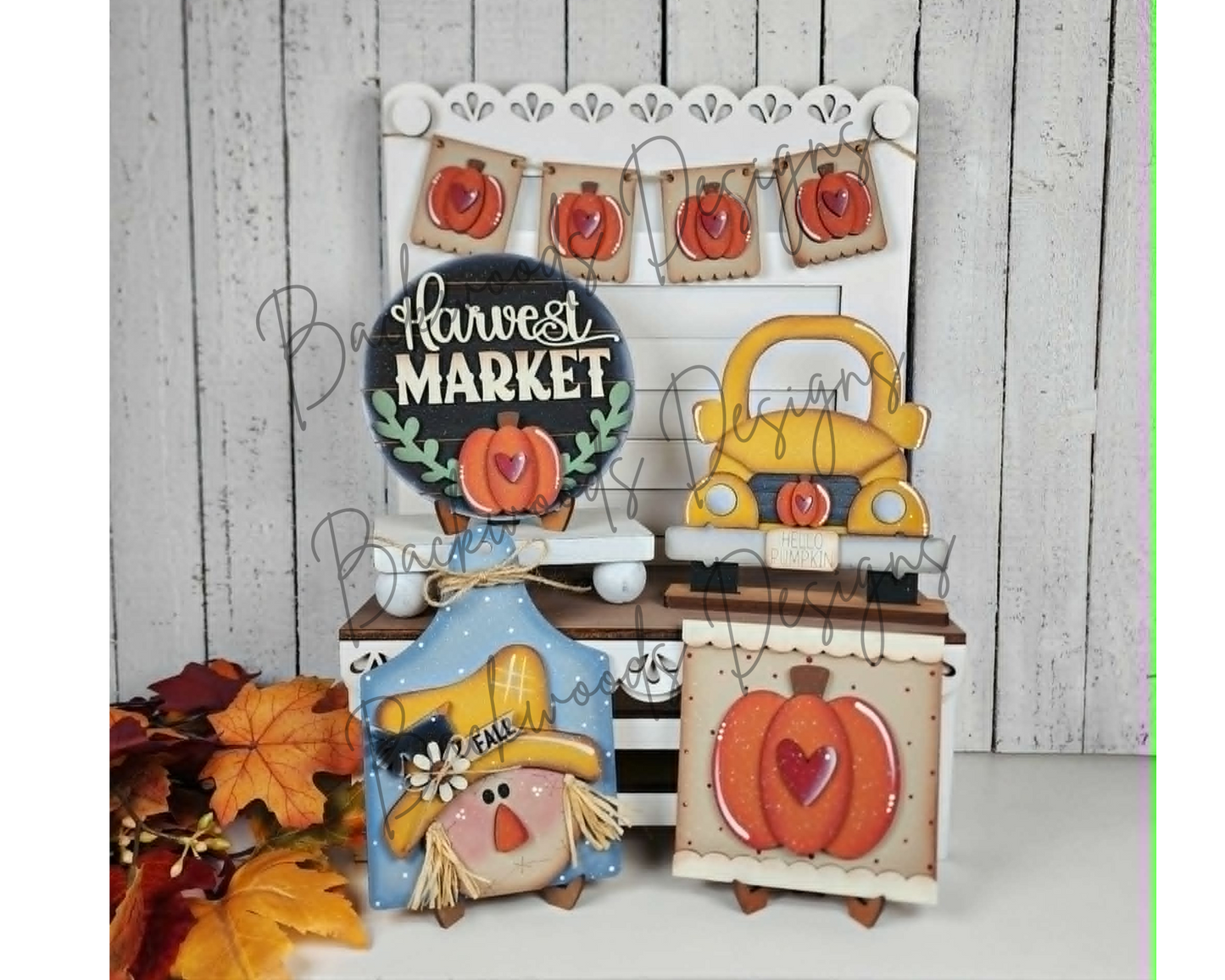 DIY Fall Harvest Tiered Tray Decor