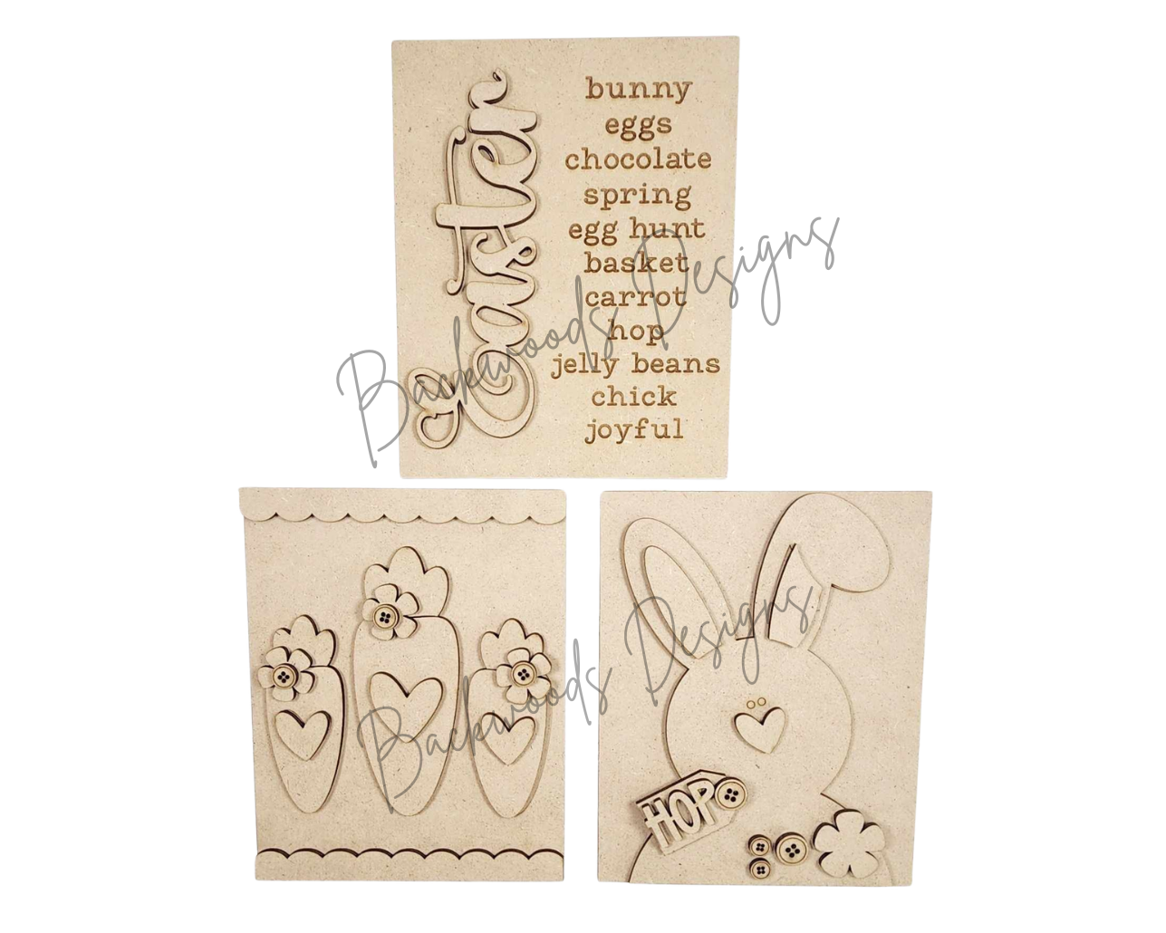 Primitive Easter DIY Sign Trio