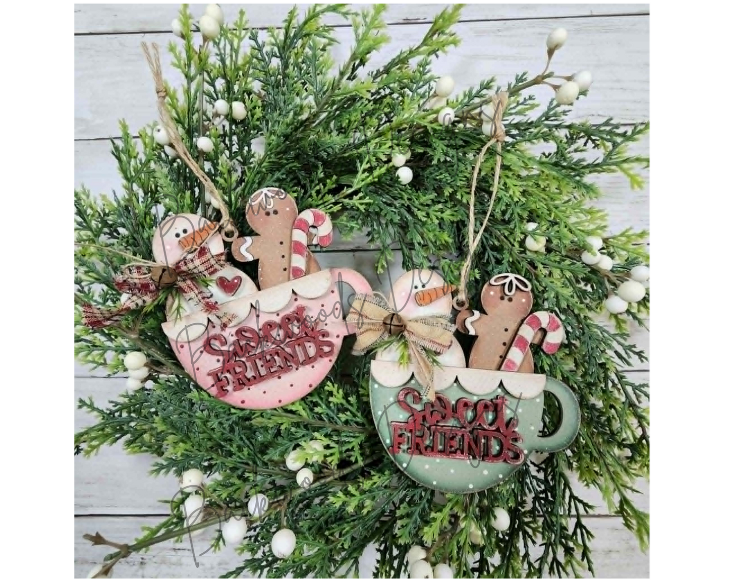 Sweet Friends Gingerbread Christmas Ornament DIY