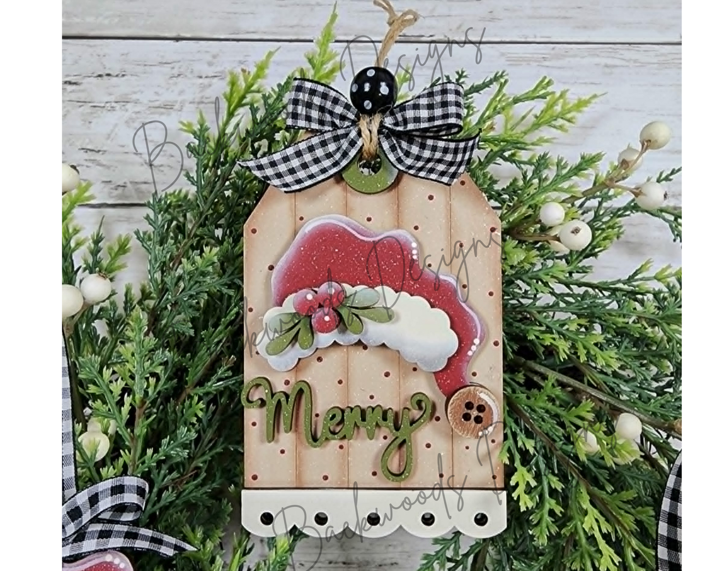 Jolly Saint Nick Santa Christmas Ornaments DIY