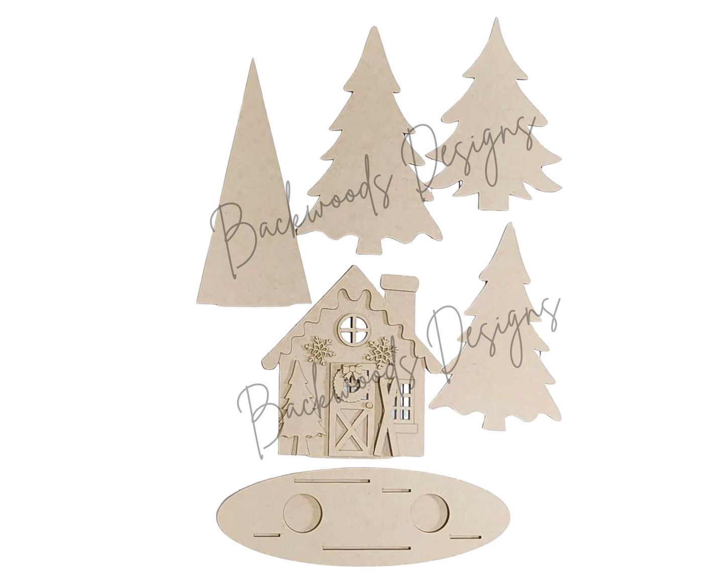 Winter Cabin DIY Mantel Sign