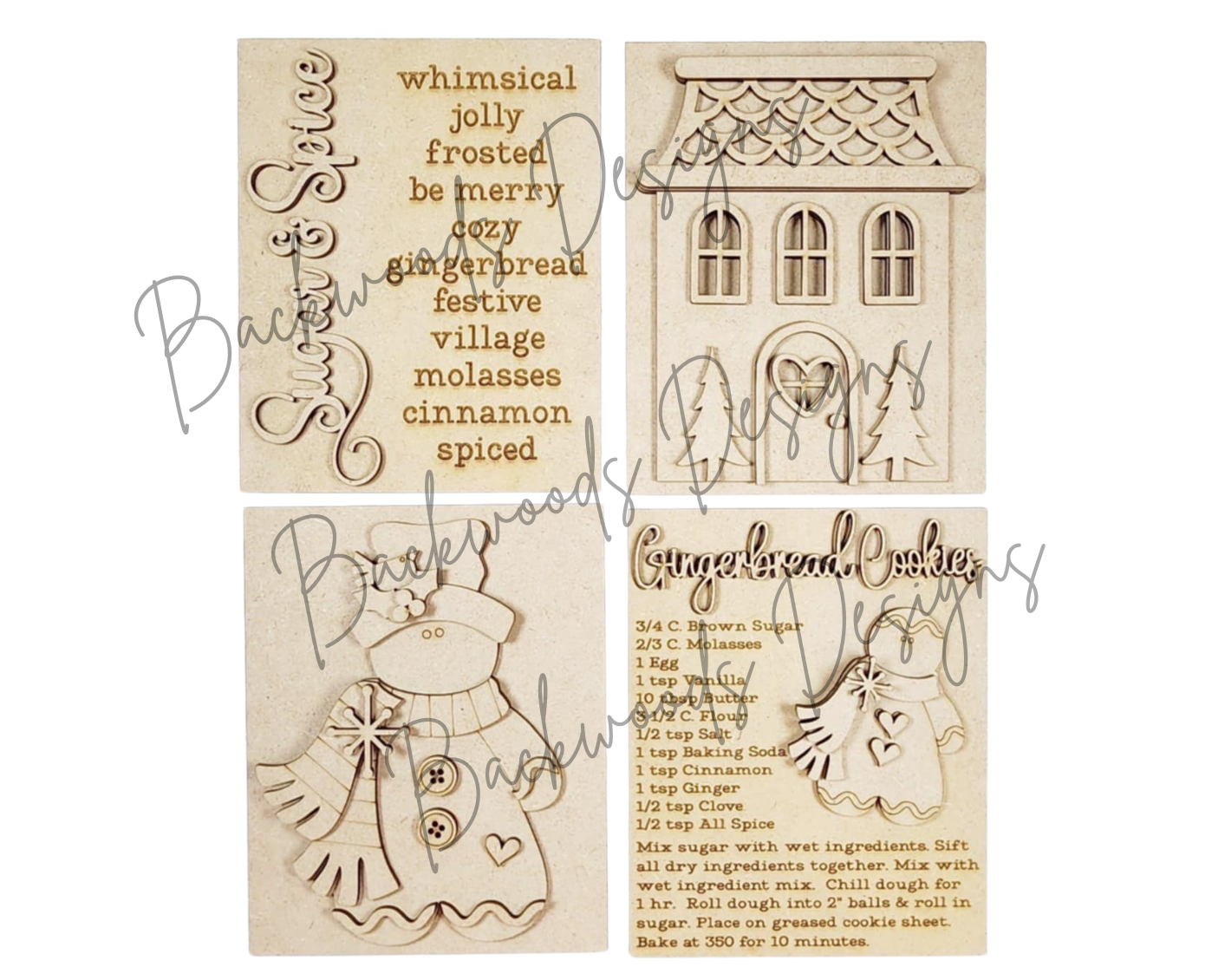 Victorian Gingerbread Signs DIY