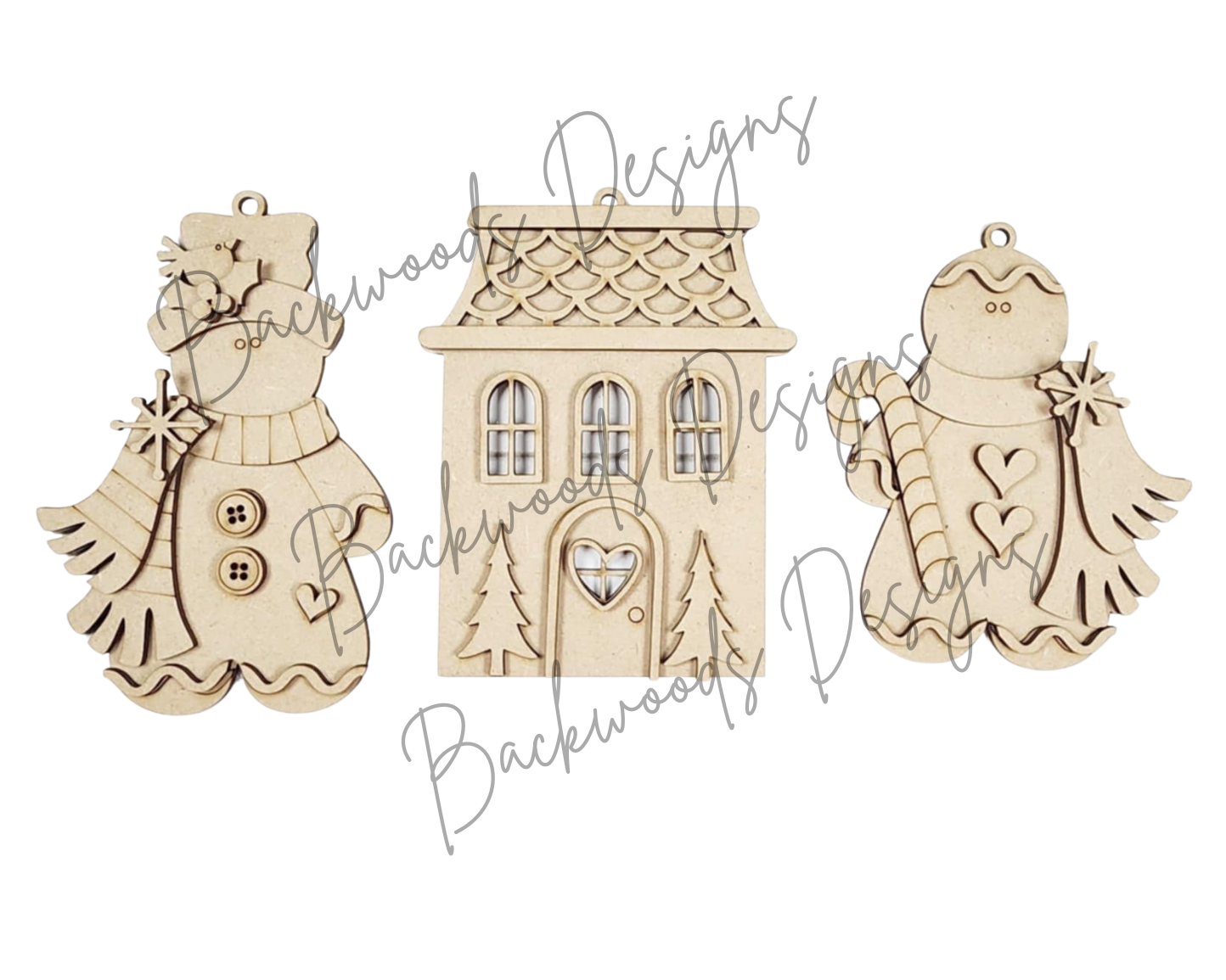 Victorian Gingerbread Christmas Ornaments DIY