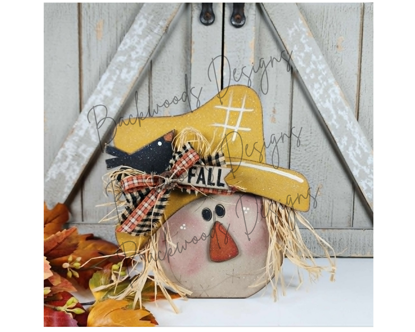 Fall Harvest Scarecrow DIY Shelf Sitter
