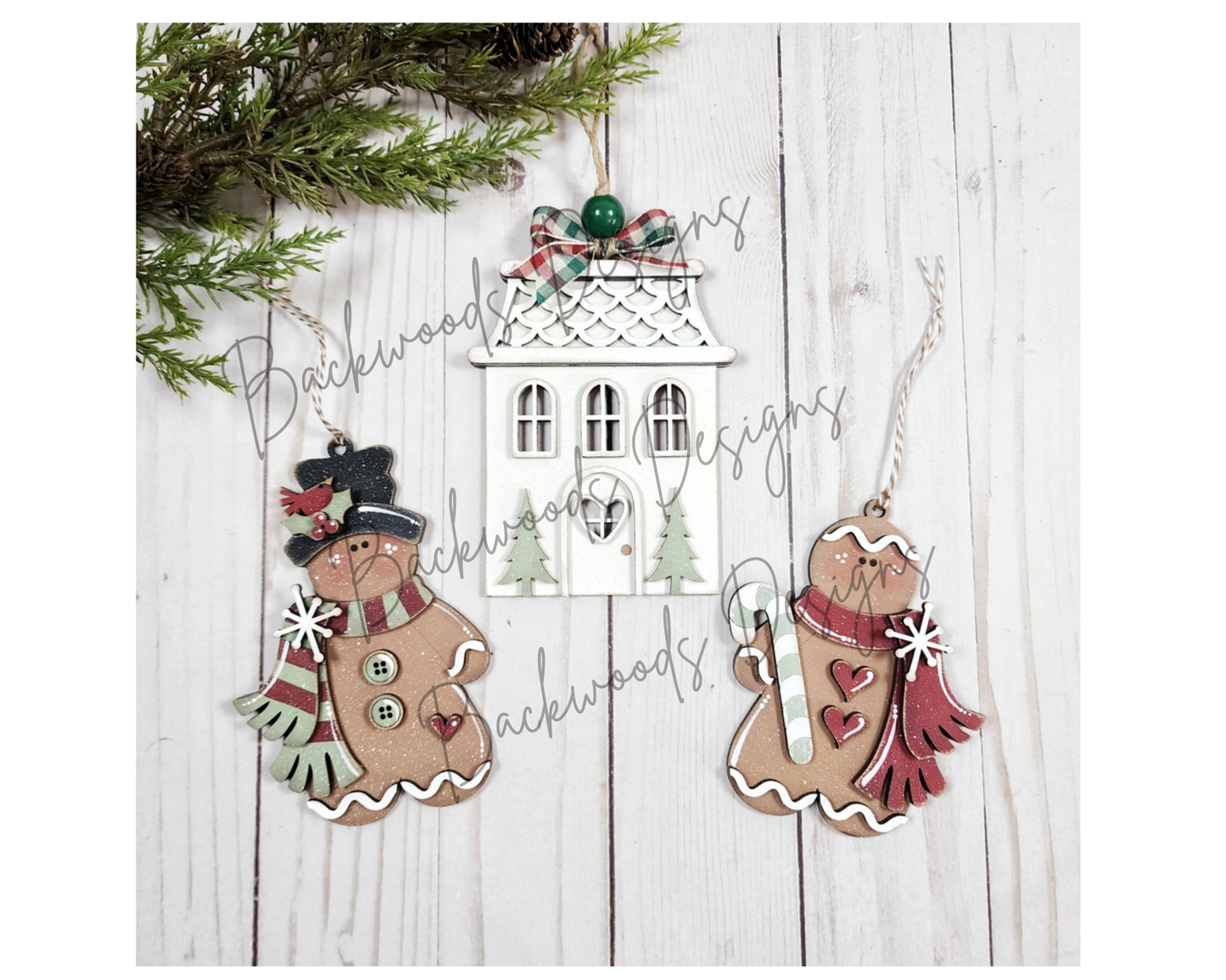 Victorian Gingerbread Christmas Ornaments DIY