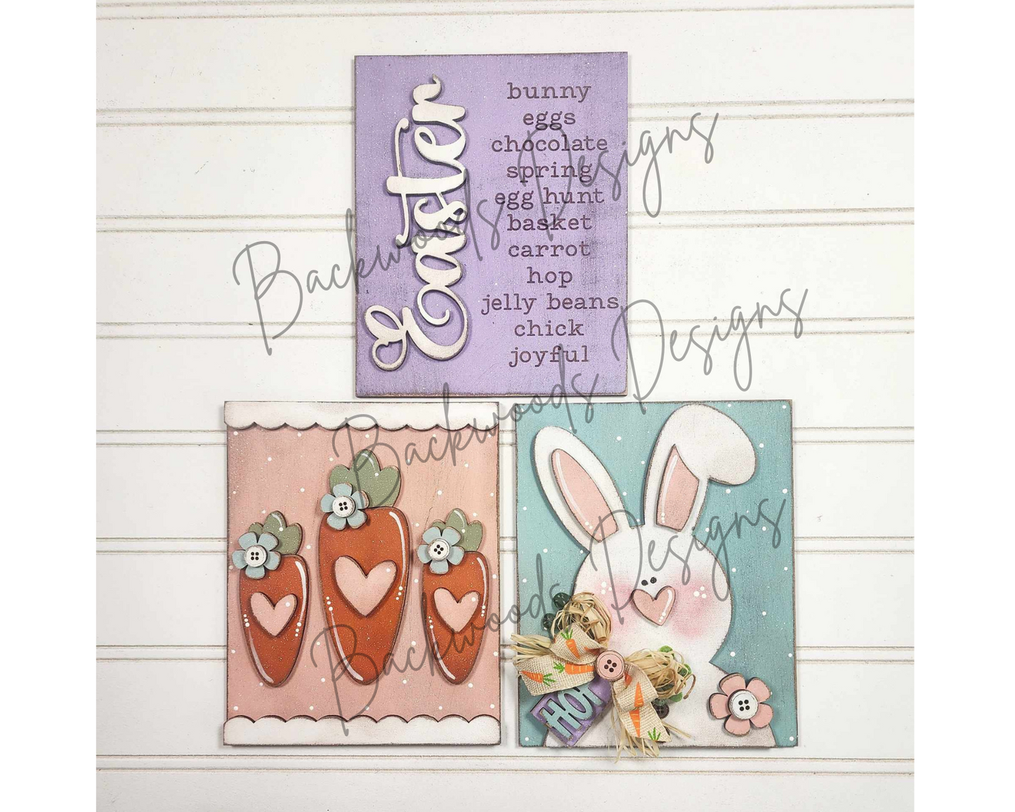 Primitive Easter DIY Sign Trio
