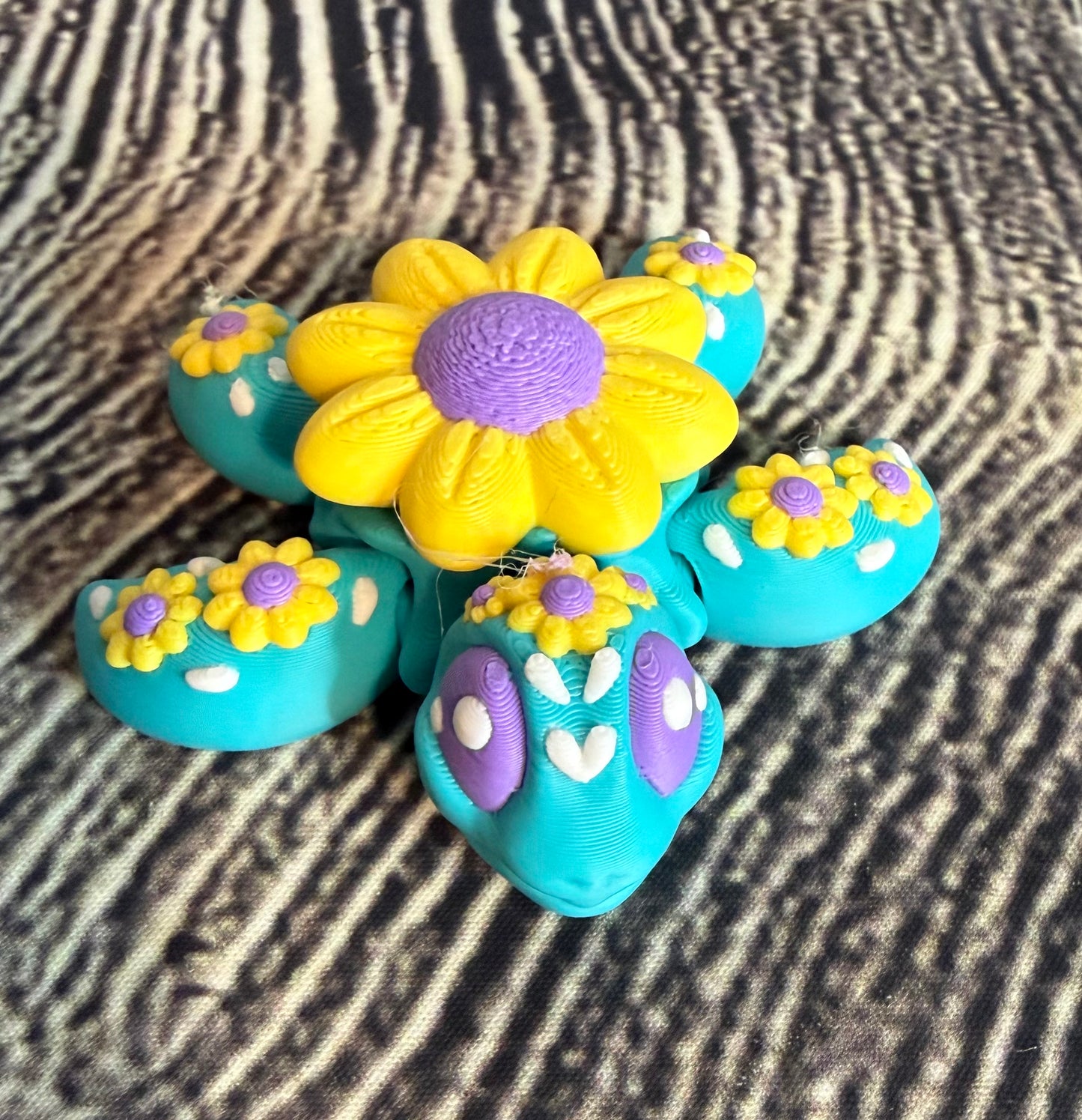 Sunflower Turtle 3D Printed Toy