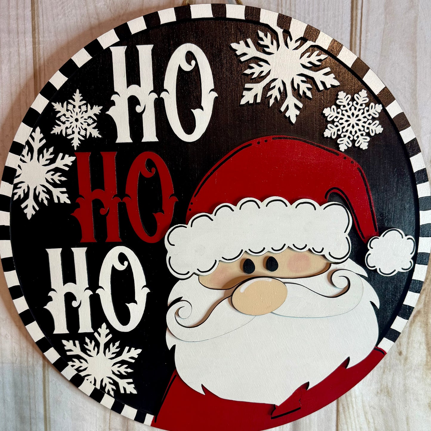 Santa Claus Ho Ho Ho Door Hanger